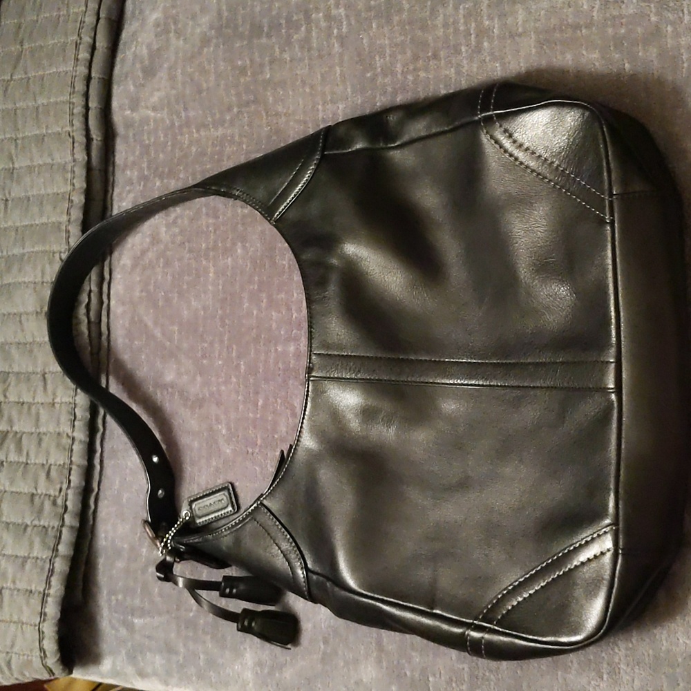 EUC Coach Leather Black bag